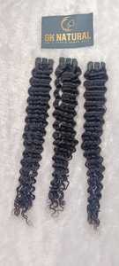 Extensions bouclées birmanes sans enchevêtrement Extension de cheveux humains à doner unique pour filles et femmes Extension de cheveux bruts - Product Image 6