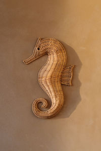 Décoration murale artisanale en rotin naturel en forme d'hippocampe pour la maison, la chambre d'enfant et la décoration murale côtière - Product Image 4