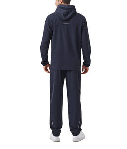 Ensemble de jogging de football ample pour homme, taille plus, imprimé personnalisé, patchwork, 2 pièces, respirant, coupe-vent en nylon surdimensionné - Product Image 5