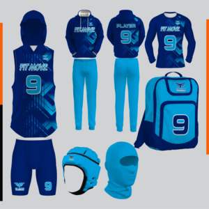 Uniformes de football américain 7v7 à capuche de qualité supérieure, vêtements de sport respirants et sublimés pour jeunes, service OEM pour ensembles combinés uniformes - Product Image 1