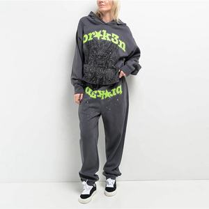 เสื้อสเวตเตอร์แบบสวมหัวมีฮู้ดสำหรับผู้หญิงเสื้อสเวตเตอร์แบบสวมหัวพิมพ์ลาย3D - Product Image 1