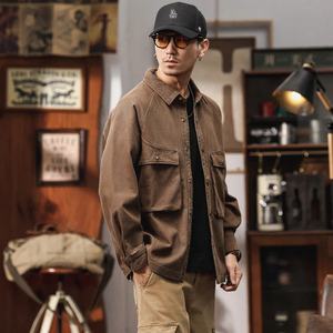 เสื้อแจ็กเก็ตสำหรับผู้ชายเสื้อแจ็กเก็ตแนวสตรีทงานปัก - Product Image 5