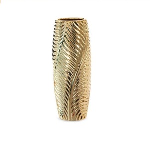 Florero de planta de oro y florero de diseño mejor para la decoración del hogar personalizado hecho a mano mejor decoración interior y diseño hecho a mano - Product Image 1