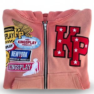 Conjunto de Sudadera con Capucha y Pantalones Deportivos para Hombre, Diseño Desgastado con Parches Gráficos, Estilo Urbano, Informal y Coordinado - Product Image 5