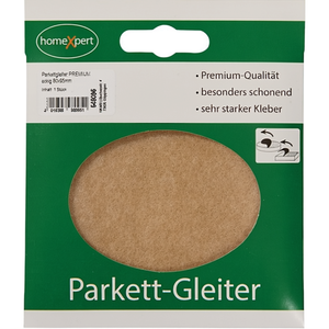 Glissières de parquet carrées autocollantes en feutre naturel de qualité supérieure 80 x 95 mm pour tapis de chaise - Product Image 2