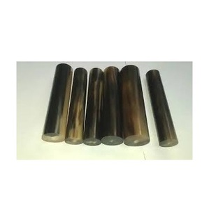 Rouleau de corne de bœuf naturelle polie, matériau artisanal pour manche de couteau et usage décoratif - Product Image 1