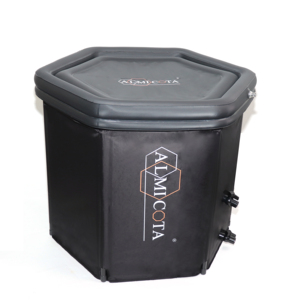 Bañera de Hielo Hexagonal Inflable de Alta Calidad ALMICOTA, 300L, Portátil, Plegable, de PVC, para 1 Persona, con Sistema de Enfriamiento Manual - Product Image 3