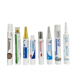 Cosmetic PE <b>Plastic</b> <b>Tubes</b> for Eye Cream BB cream Customized Various Sizes High Quality Silver Gold Plated Screw Caps Offset - Product Image 6