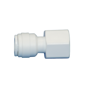 White Plastic <b>Quick</b> <b>Connector</b> 1 In Female Adaptor for Water Filter Parts Household Use - Product Image 1