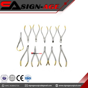 Dental Orthodontic <b>Pliers</b> Instrument Kit Stainless Steel Ortho Tooth Extracting Forceps <b>Set</b> by Sign-Age Surgical - Product Image 6