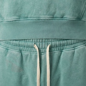 Survêtement en molleton à capuche délavé à l'acide pour homme – Qualité supérieure, couleur unie personnalisable, respirant, style hiver - Product Image 5