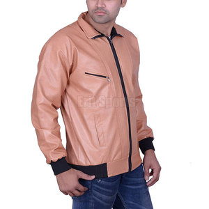 Chaqueta de Cuero Informal de Estilo Moderno y Elegante, Cierre Frontal, Material Suave al Tacto, Ecológico, Transpirable, para Uso Diario en Invierno - Product Image 5