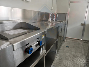 Truth European Standard Square Mobile DOT Remolque de comida para freidora Camión de comida barato Helado Comida Van Trailer - Product Image 4