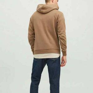 Logo personnalisé de haute qualité 500 GSM 100% coton sweats à capuche polaire Streetwear pull lourd sweats à capuche hommes respirant de base - Product Image 2