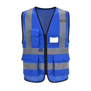 Gilet de sécurité réfléchissant respirant haute visibilité avec poches Vêtements de travail confortables - Product Image 1