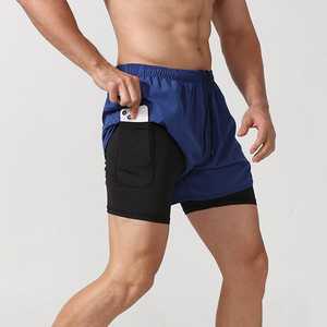 Verano al aire libre hombres gimnasio deporte correr Joggering pantalones cortos para hombres entrenamiento atlético baloncesto pantalones cortos hombres - Product Image 2