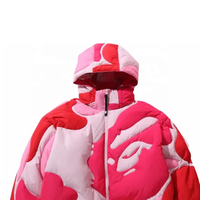 Blouson Bomber Femme en Coton Biologique Brillant et Respirant, Grande Taille, Imperméable pour l'Hiver, Fermeture Pull-Over