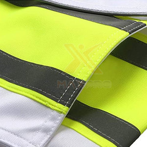 Gilet de sécurité MAXPRO en gros, grande taille, pour usage extérieur, nouveau style, col en V, faible MOQ, logo personnalisé, haute qualité, service OEM - Product Image 3