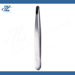 แหนบถอนขนคิ้วสแตนเลสโค้งคุณภาพสูง ระดับมืออาชีพ เป็นมิตรกับสิ่งแวดล้อม ทนทาน สำหรับถอนขนและดูแลหนวด - Product Image 3