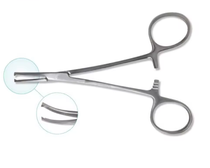 Fórceps hemostáticos rectos quirúrgicos, instrumentos quirúrgicos curvos médicos, fórceps para mosquitos - Product Image 2