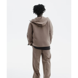 Ensemble de survêtement décontracté pour homme, best-seller, pour la salle de sport, jogging, entraînement, deux pièces, sweat-shirt et pantalon de survêtement, respirant, yoga, OEM - Product Image 3