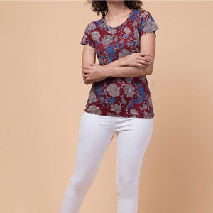 เสื้อยืดผู้หญิงใส่สบายทนทานผลิตจากวัสดุที่ทนทาน - Product Image 4