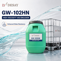 Émulsion de copolymère acétate de vinyle et d'éthylène GW-102HN pour matériaux de chaussures, lamination textile et tissus non tissés