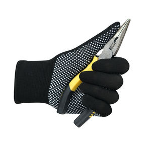 Guantes de trabajo de punto de nailon de algodón blanco cómodos de alta calidad puntos de PVC Palm deportes ciclismo mitones uso diario al aire libre invierno - Product Image 3