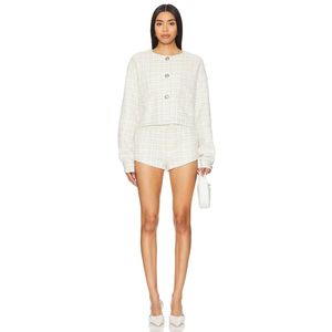 Giacca Bianca Lioness Coco con Bottoni Decorativi - Product Image 5