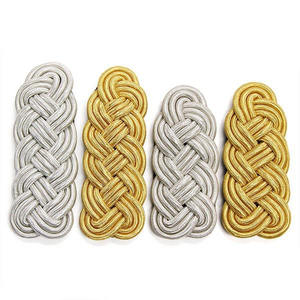 อินทรธนูปักไหล่ทำจากเชือกถักสีทอง - Product Image 5