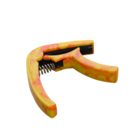 Custom Logo Adjustable Resin Guitar Capo Holder Solid Durable Pick Stand for Acoustic Stringed Acrylic Crafts