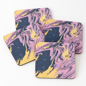 Sous-verres de boisson les plus chauds personnalisés de haute qualité sous-verres de thé imprimés en émail uniques avec un nouveau design tapis de qualité Super tampons Inde - Product Image 4