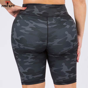 Nouveau Style femmes Gym haut court et vêtements actifs ensembles sans couture Yoga soutien-gorge court au-dessus du genou solide motif le plus populaire quantité minimale de commande 2 pièces - Product Image 5