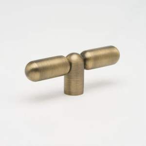 Tirador de puerta y cajón Tubby Glim Steel T-Pull Nickel Sil para mejorar muebles en apartamentos, villas, hoteles, centros comerciales - Product Image 3