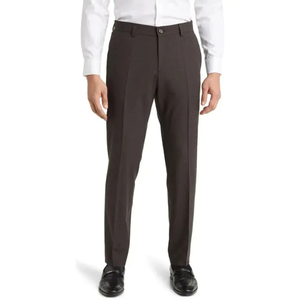 Pantalons décontractés de haute qualité pour hommes, coupe ajustée, pantalons habillés à l'avant, pantalons habillés confortables et personnalisés de style vente en gros - Product Image 4