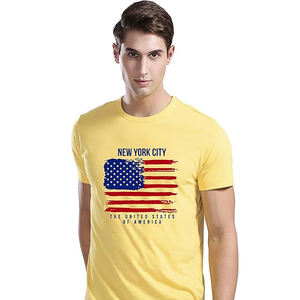 Gran oferta de camiseta ajustada a la moda para hombre, camisetas de estilo deportivo sublimadas e impresas de diseño personalizado de algodón orgánico 100% - Product Image 2