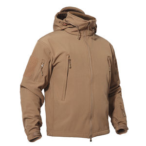 Chaqueta Softshell Nueva, Diseño Personalizado, Ropa de Trabajo de Invierno para Hombre, Cortavientos, Impermeable, Forrada de Forro Polar, con Cierre - Product Image 3