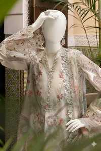 Robe formelle pakistanaise brodée, tenue de soirée élégante, cadeau de luxe pour elle, tenue de mariage, tenue de l'Aïd - Product Image 2