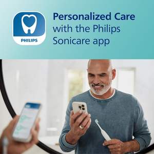 Brosse à dents électrique Philips Sonicare DiamondClean Smart 9500, brosse à dents sonique avec application, capteur de pression, détection de la tête de brosse - Product Image 6
