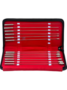 Ensemble de 3 dilatateurs urétraux Bakes Rosebud, de 1 mm à 13 mm, en acier inoxydable médical, étui de transport manuel, options OEM, CE ISO - Product Image 5