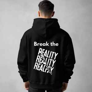 Sweats à capuche imprimés en polaire PC 350 GSM de Trendy Rabbit, couleur noire, polaire PC pour les séances d'hiver - Product Image 1