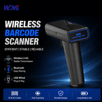 WCMI OEM - Escáner de Código de Barras Inalámbrico 2D para Supermercados, Lector de Códigos QR, Máquina POS con Conexión por Cable, 2.4GHz y Bluetooth