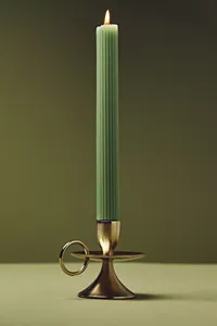 New Attractive Home Decorative Candlestick Sweal Creative Quality <b>Large</b> Metal Stainless Steel Black Tulip <b>Candle</b> Holder - Product Image 2