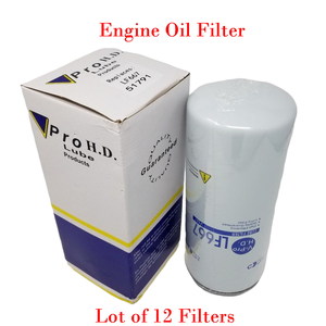 12 x ไส้กรองน้ำมันเครื่อง LF667 ใช้ได้กับ CAT 1R1807 รถบรรทุกและรถโดยสารเชิงพาณิชย์ - Product Image 3