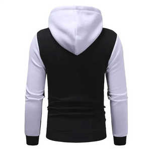 Ensembles de jogging pour hommes, ensemble deux pièces, veste en nylon zippée à empiècements et pantalon de jogging, survêtement en nylon personnalisé pour hommes - Product Image 3