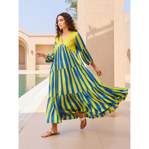เดรส Mirador Maxi ไซส์ใหญ่ ชุดเดรสลำลองแบบสายเดี่ยวสำหรับผู้หญิง ออกแบบตามสั่ง ใส่ได้ทั้งวันสบายๆ และวันหยุด ไซส์ 6XL - Product Image 2