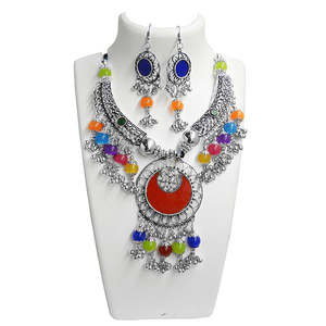 Jeweljunk Ensembles de bijoux de mode Collier de perles multicolores 1110890 - Product Image 1