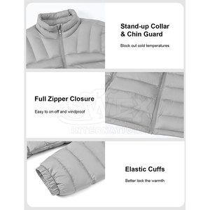 Made In Polyester Latest Design <b>Packable</b> Bubble Winter <b>Jacket</b> For Men Different Color Outerwear <b>Packable</b> Bubble Winter <b>Jacket</b> - Product Image 3