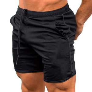 Pantalones cortos deportivos de entrenamiento de gimnasio para hombre, secado rápido, cintura alta, sublimación personalizada, diseño liso de verano, Material de poliéster y LICRA - Product Image 4