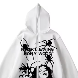 Wholesale Men With Screen Printed <b>Sweatshirt</b> Men's and Women's Hoodie All Size Long <b>Zip</b> Thermal Wholesale <b>Full</b> <b>Zip</b> up Hoodies - Product Image 2